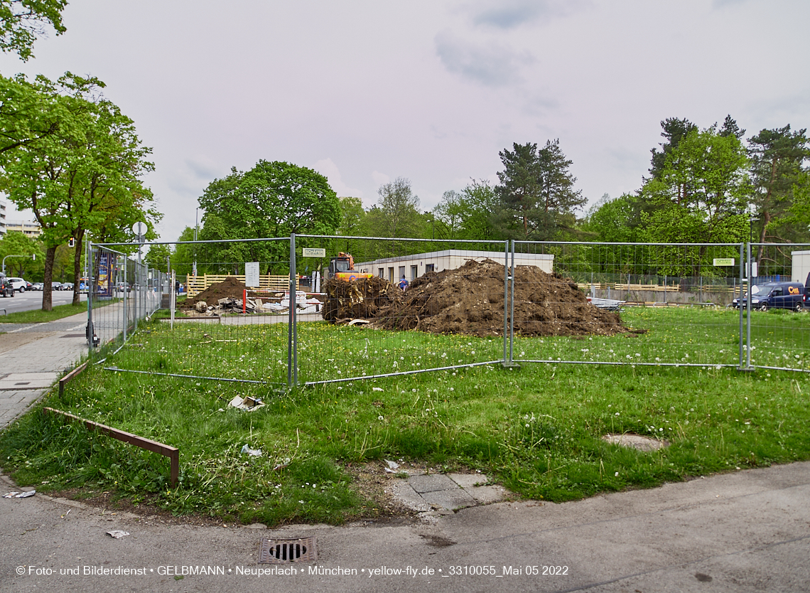 05.05.2022 - Baustelle am Haus für Kinder in Neuperlach